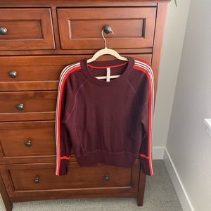 Athleta Racer Stripe Sweater